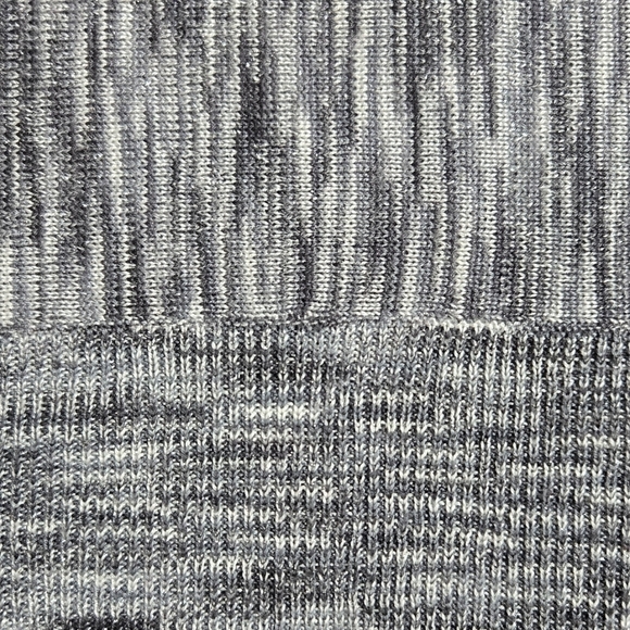 Chico's Gray Metallic Space Dye Dolman Sweater Wide Kimono Sleeves Party - Picture 6 of 9